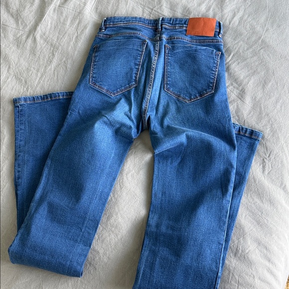 Zara | Jeans | High Rise Flare Raw Hem Full Length | Blogger Favorite | USA 2 - Picture 6 of 8